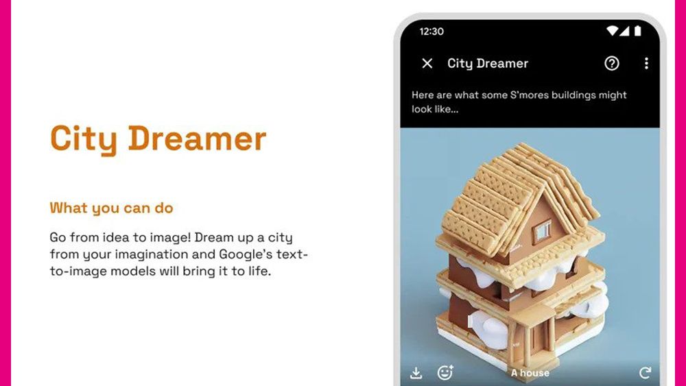 A screengrab showing a Google Imagen AI tool