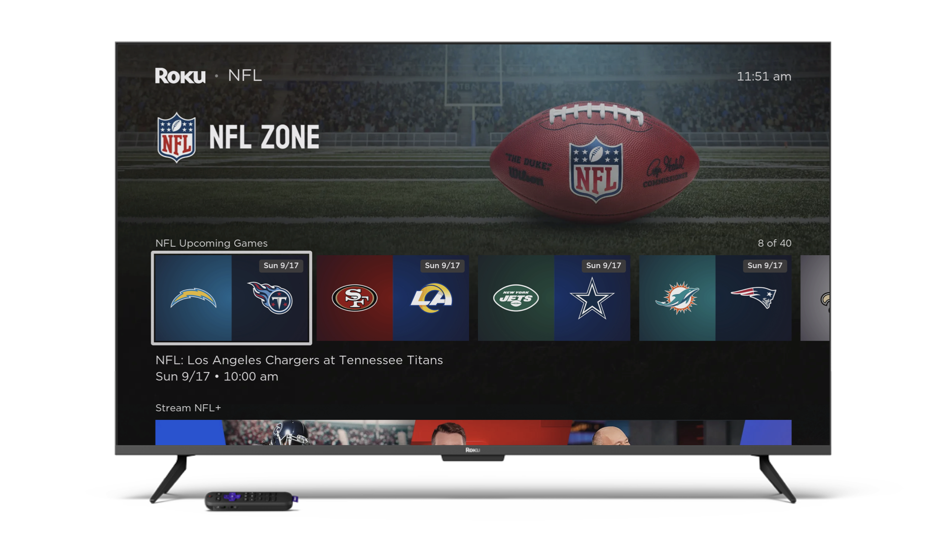 Roku Launches NFL Zone TV Tech