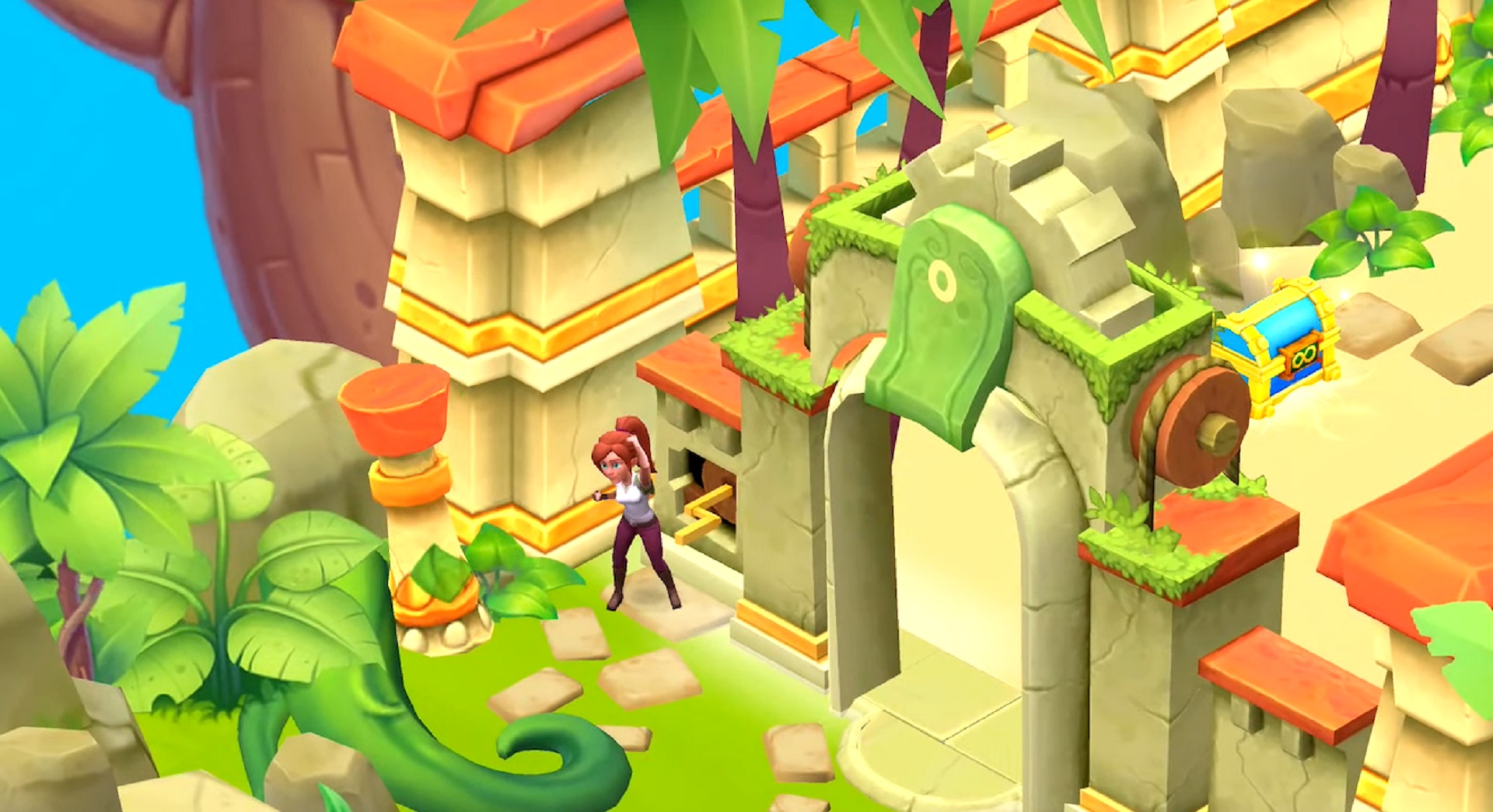 Temple Run returns with a new match-3 game exclusive to Apple Arcade