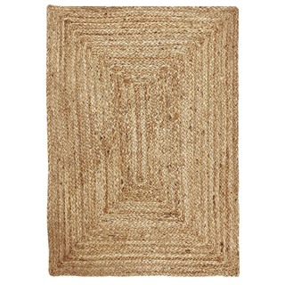 rectangle jute woven rug