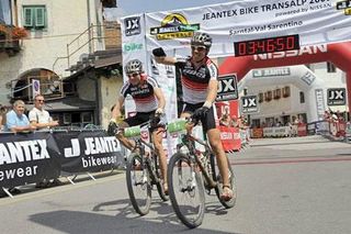 Stage 5 - Buchli and Stoll celebrate stage win