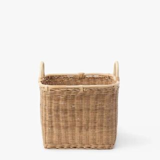 A woven basket from McGee & Co.