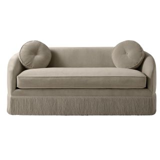 Camile Sofa with Samuel & Sons Fringe