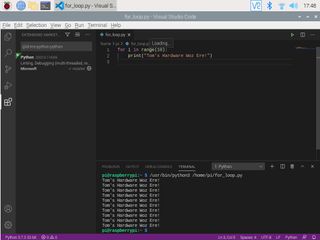 Visual Studio Code on Raspberry Pi 4