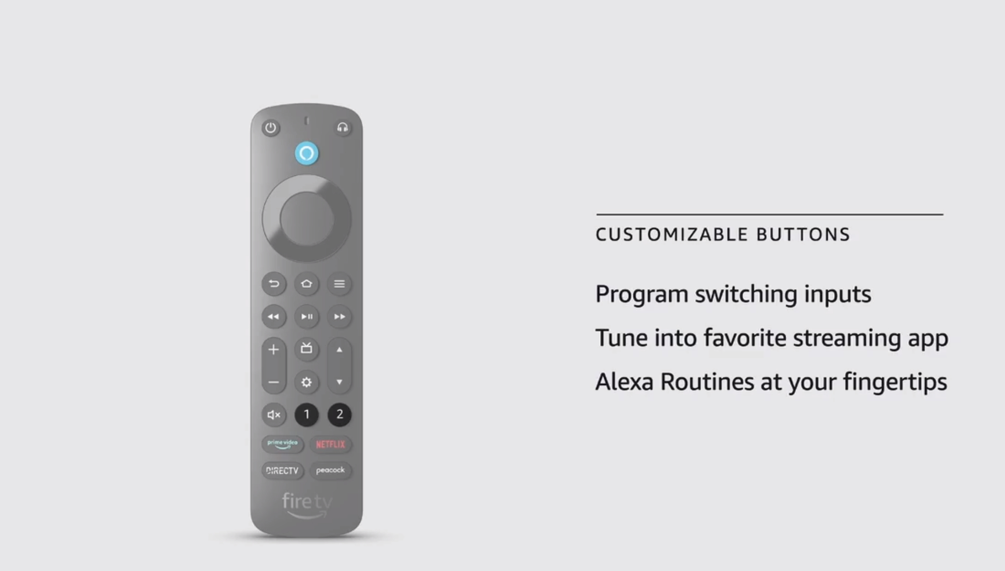 Amazon Alexa voice remote buttons 1