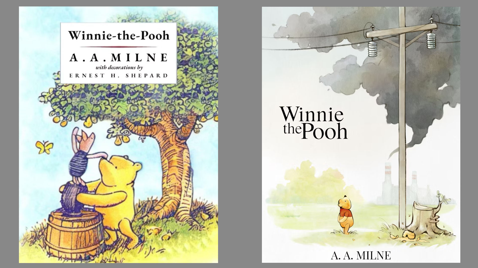 Winnie the Pooh book covers