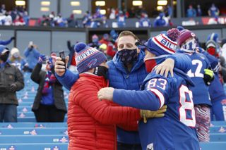 Buffalo Bills are hopeful that their team can advance past the surging Baltimore Ravens Saturday, Jan. 16. 