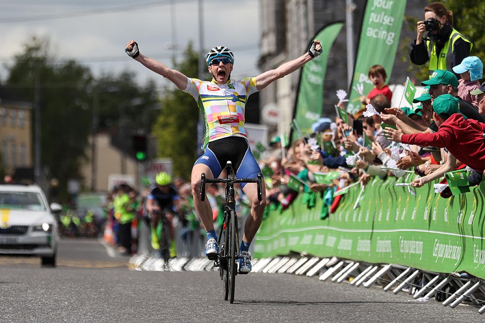 Eoin Morton (Irl) UCD Fitz Cycles wins stage 2 at An Post Ras