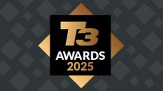 T3 Awards 2025 logo on textured black background