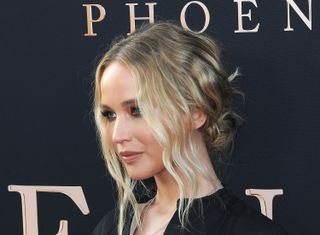 Jennifer Lawrence arrives for the Premiere Of 20th Century Fox's "Dark Phoenix" held at TCL Chinese Theatre on June 4, 2019 in Hollywood, California