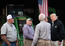 Trump talks to farmers