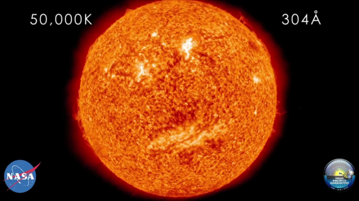 real pictures of the sun from space