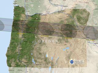 Eclipse Path in Oregon