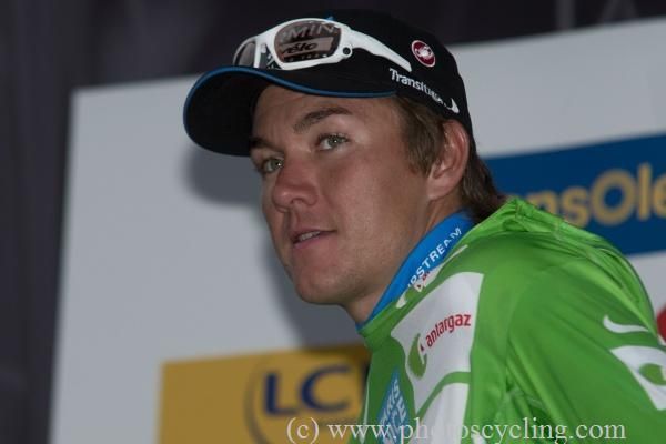 Heinrich Haussler (Gamin-Cervelo) in the green jersey