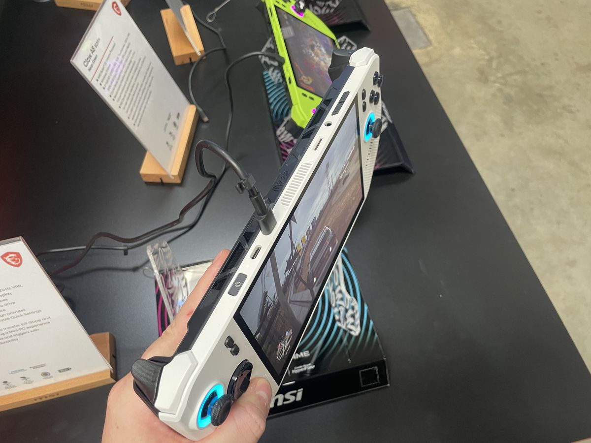 Hands-on with the MSI Claw A8 handheld gaming PC