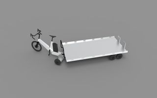 Konstantin Grcic's e-Trike for Wallpaper* Re-Made features an articulated trailer