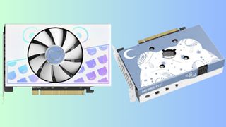 Yeston cute bear RTX 5060 from the front and back