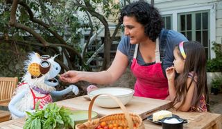 Waffles and Mochi eating with Samin Nosrat