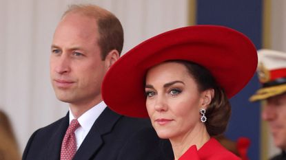 Prince William and Princess Kate at Horse Guards Parade in London on November 21, 2023.