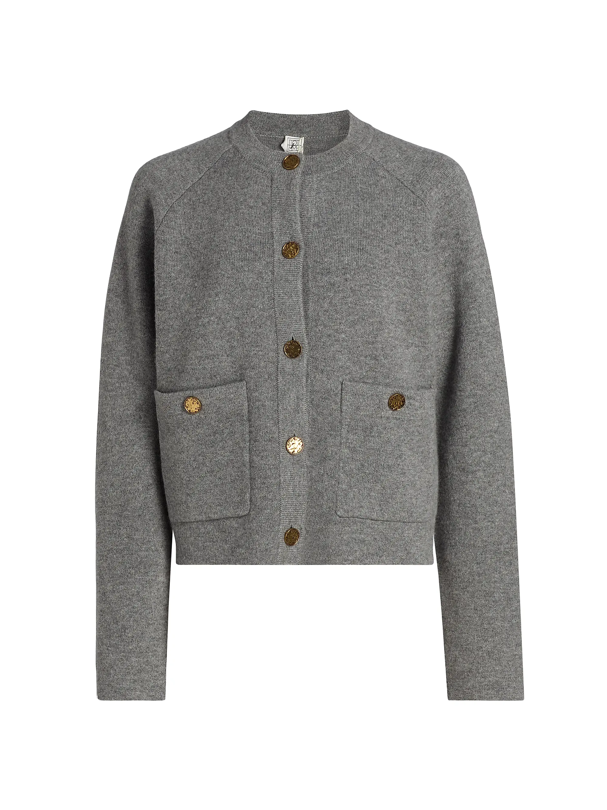 Hammered Button Cardigan