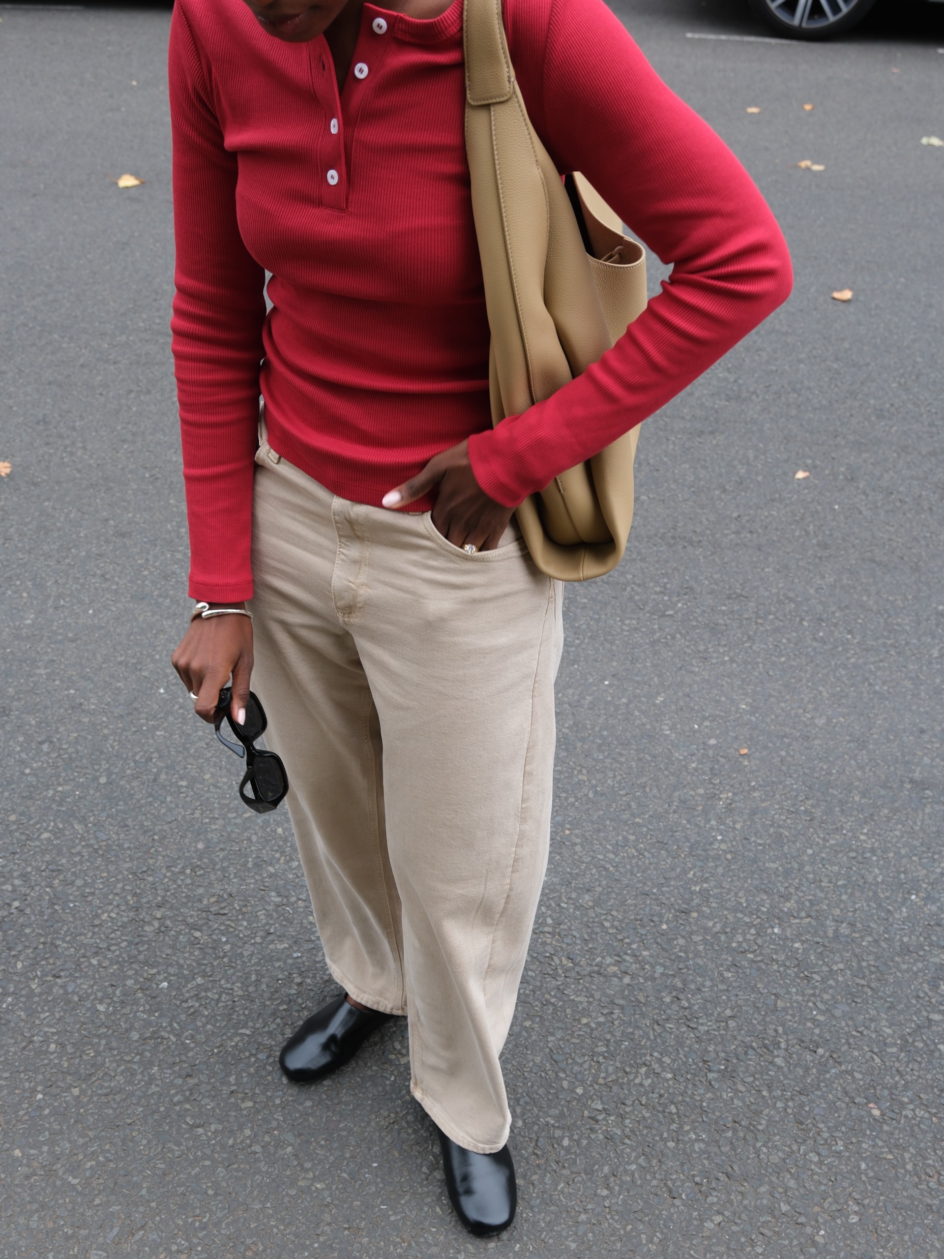 An image of a woman wearing put together fall outfit formula 2026