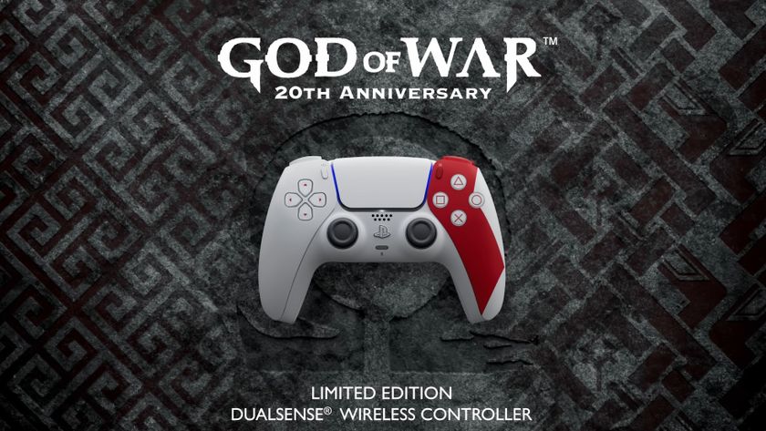 God of War 20th Anniversary DualSense artwork
