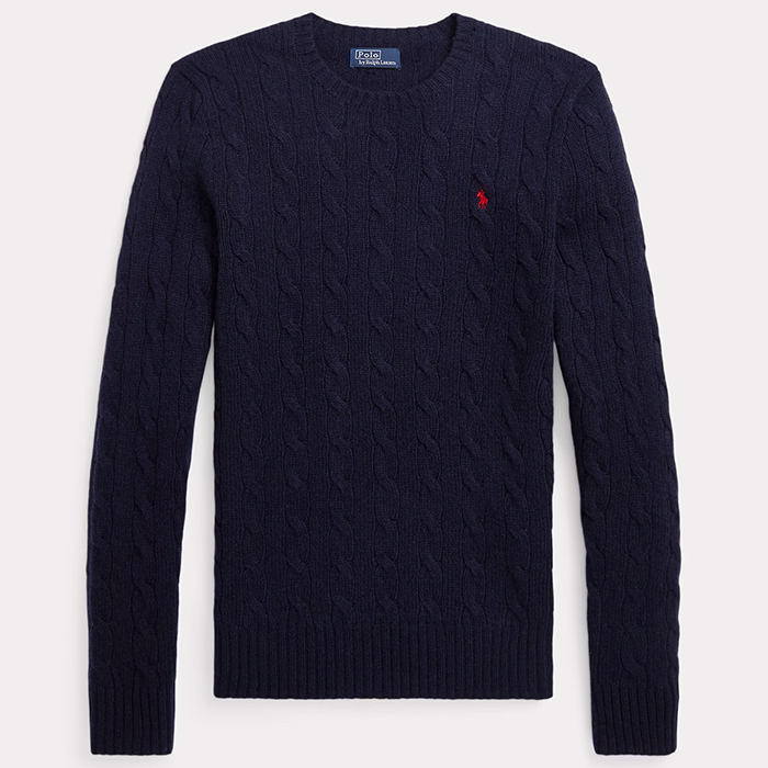 Polo Ralph Lauren, Cable Knit Wool Cashmere Sweater