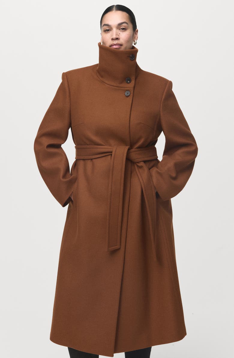 MANGO Manteco Virgin Wool Blend Coat