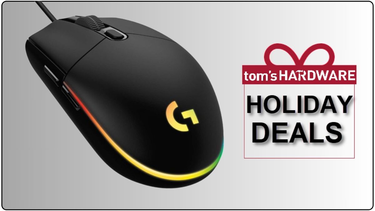 Pick up this Logitech G203 budget gaming mouse for only $18 - an ideal stocking filler