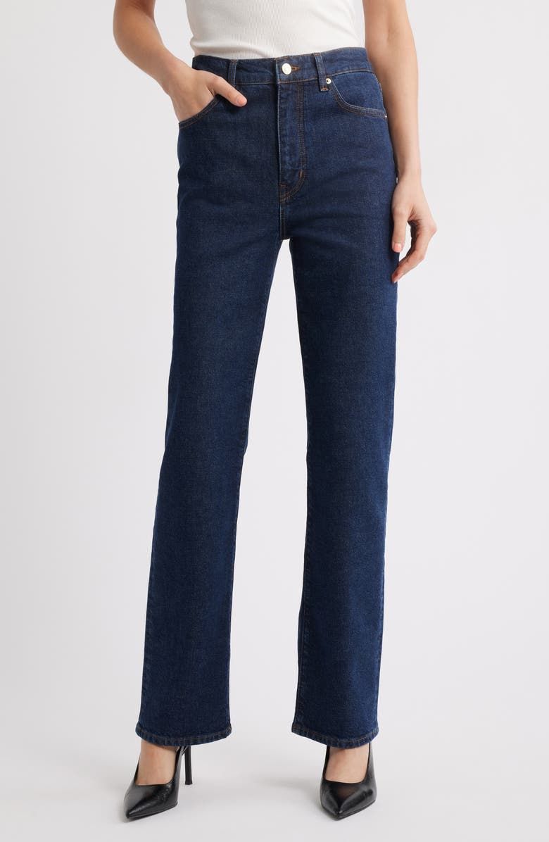The Ruler High Waist Straight Leg Jeans