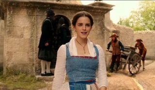 Emma Watson blue dress in Beauty and the Beast