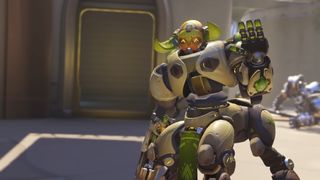 Overwatch Orisa waving