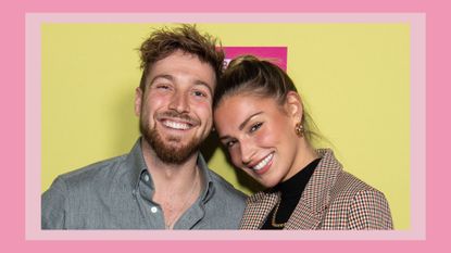 Sam Thompson and Zara McDermott attend the &quot;I Like The Way U Move&quot; BBC Three Series photocall at Chotto Matte on October 12, 2021 in London, England.