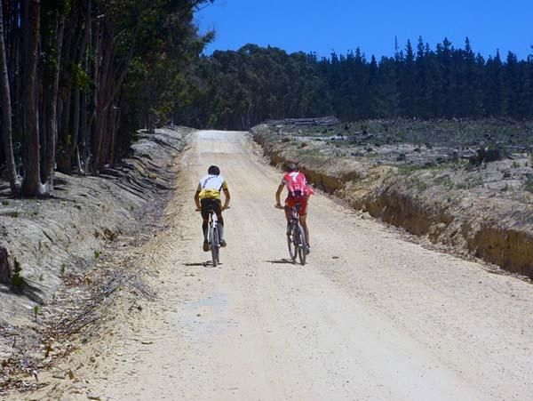 It was awfully hot on this long mountain bike ride.