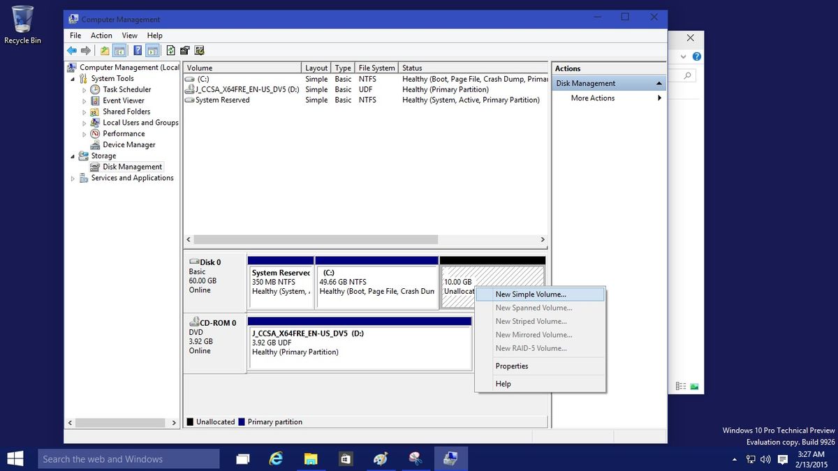 Rend have hinanden How To Make Partitions In Windows 10 | Tom's Hardware