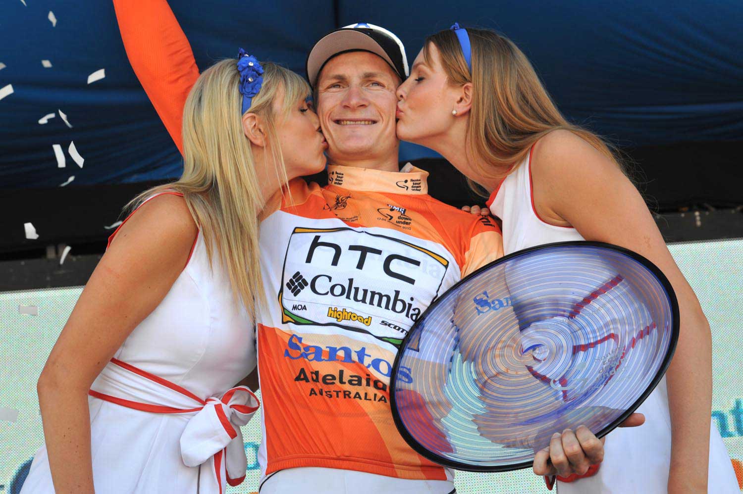 andre greipel, tour down under winner 2010, htc columbia