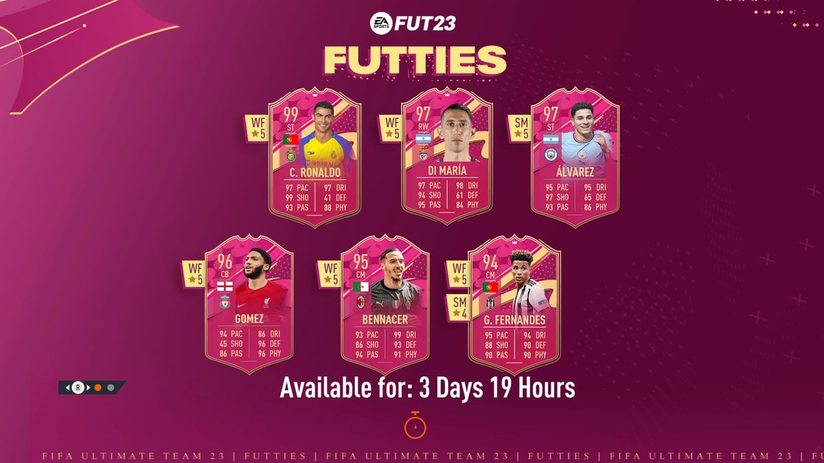 FIFA 23 Futties guide with special pink cards for Ronaldo and Vinicius ...