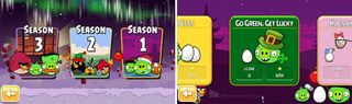 Angry Birds Seasons level select