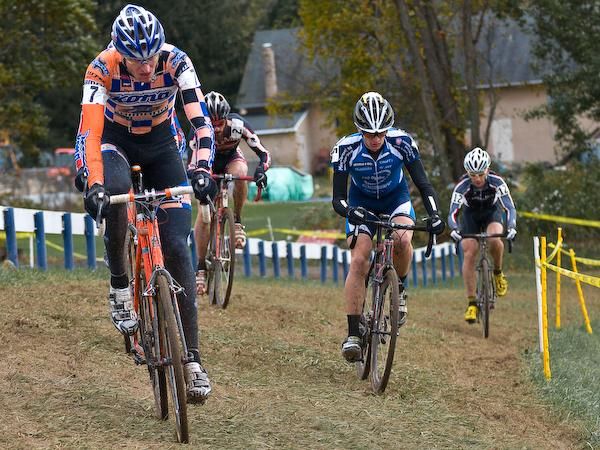 Barry Wicks (Kona) still held the lead entering the second lap, but would soon loose it to Ryan Trebon.