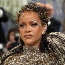 Rihanna attends the 2026 Met Gala celebrating "Costume Art" at the Metropolitan Museum of Art on May 04, 2026 in New York City. 