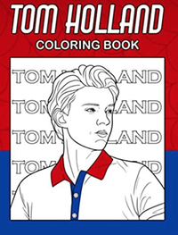 8. Tom Holland Coloring Book: View on Amazon