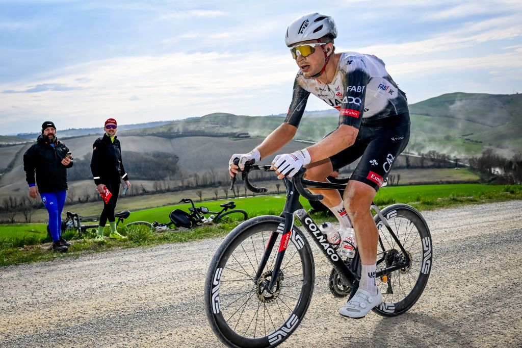 Strade Bianche 2025: Florian Vermeersch during the race