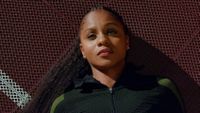 Geffri Maya as Simone Hicks laying down in All American: Homecoming season 3