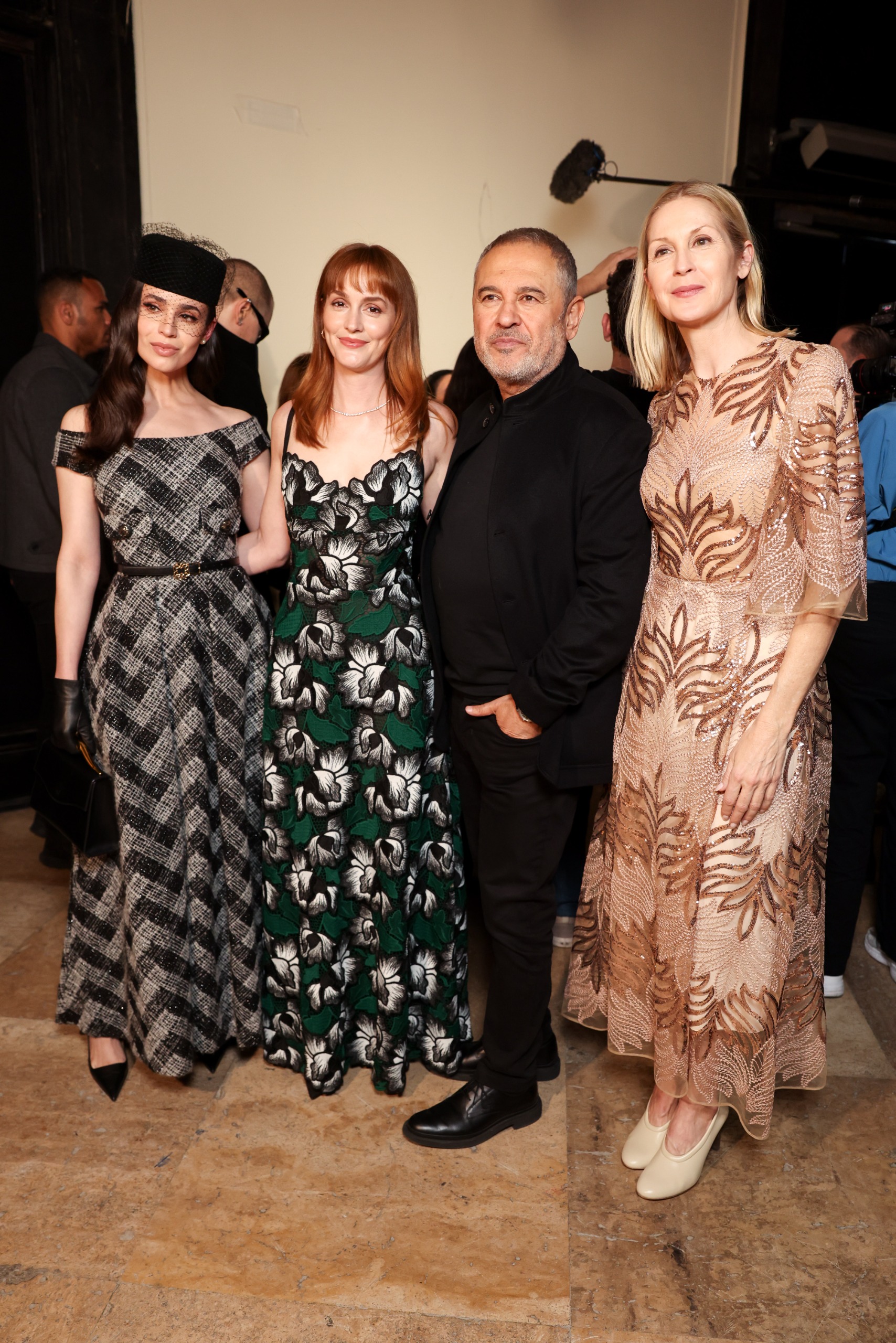Leighton Meester and Kelly Rutherford attended an Elie Saab fashion show in 2025