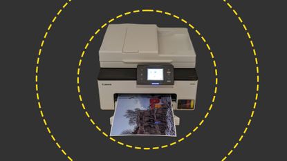 The Canon Maxify GX2050 on the ITPro background