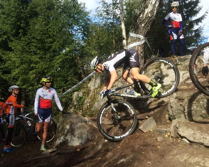 Anton Cooper barely slowed down as he flew on through The Gully