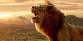The Lion King Mufasa roars