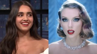 Geraldine Viswanathan on Late Night with Seth Meyers and Taylor Swift in her Bejeweled music video