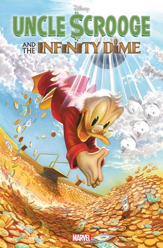 Uncle Scrooge and the Infinity Dime #1 cover art by Alex Ross