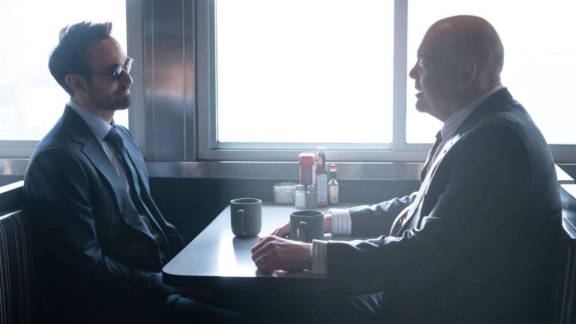 Charlie Cox and Vincent D&#039;Onofrio in Daredevil: Born Again